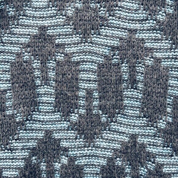 Vintage Jaeger Wool Sweater Size 40 Geometric Pattern Long Sleeve Pullover - Picture 6 of 10